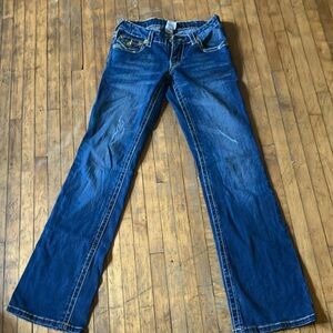 Women's Blue Jeans true religion distressed